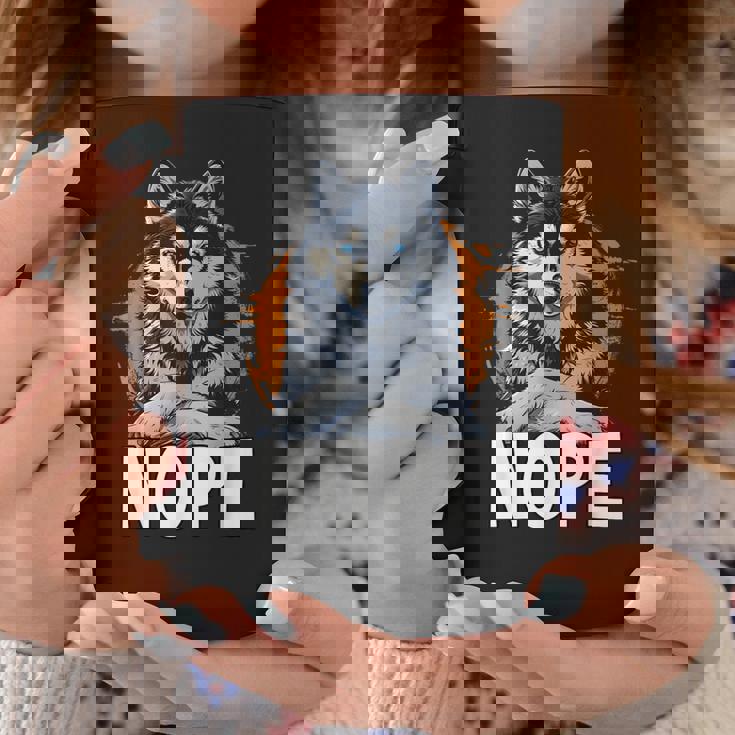 面白いハスキー T、犬の飼い主のための面白い犬の散歩服 コーヒーマグ 面白い贈り物