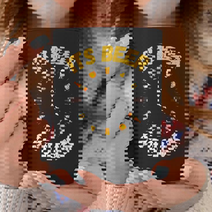 面白いビールoクロックティー。ナショナルビールデー、父の日に。 コーヒーマグ 面白い贈り物