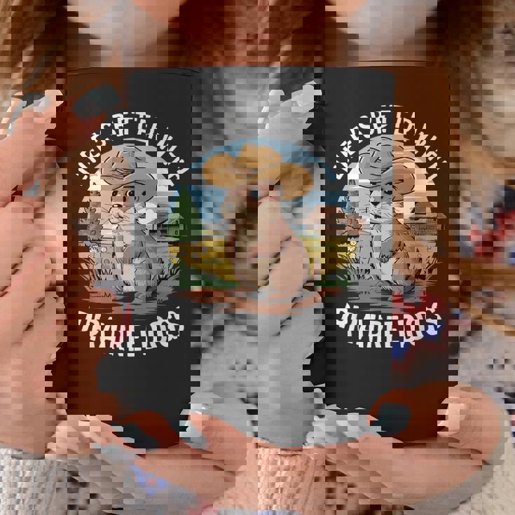 面白いプレーリードッグコスチュームtシャツ コーヒーマグ 面白い贈り物