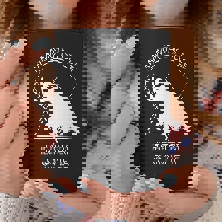 面白いマムート石器時代の氷河期デザイン 先史時代のデザイン コーヒーマグ 面白い贈り物