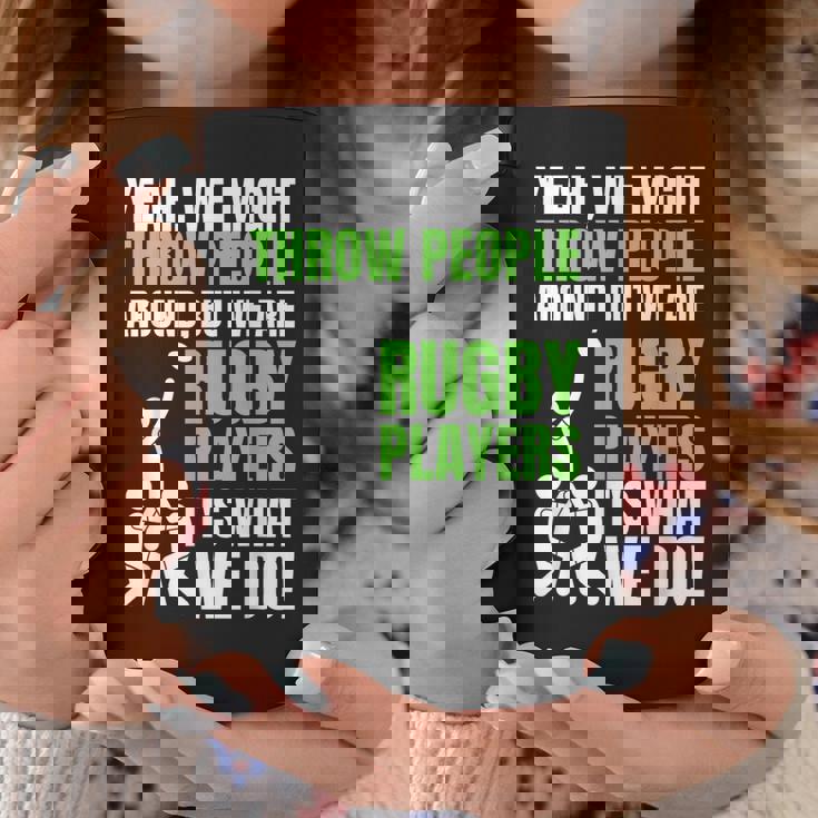 面白いラグビーコーチ、選手、ファンのラグビー。 コーヒーマグ 面白い贈り物