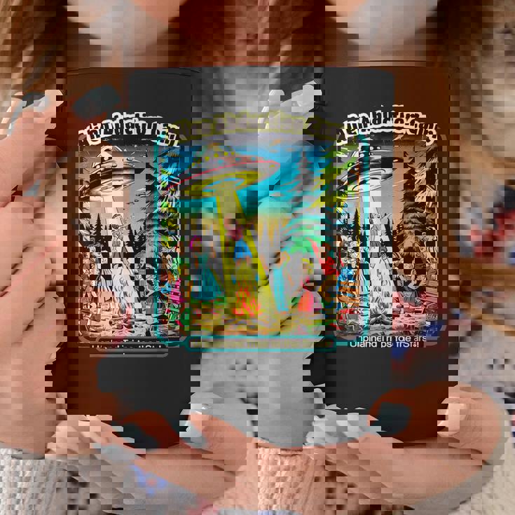 面白いヴィンテージエイリアン誘拐キャンプ Ufoエイリアン コーヒーマグ 面白い贈り物