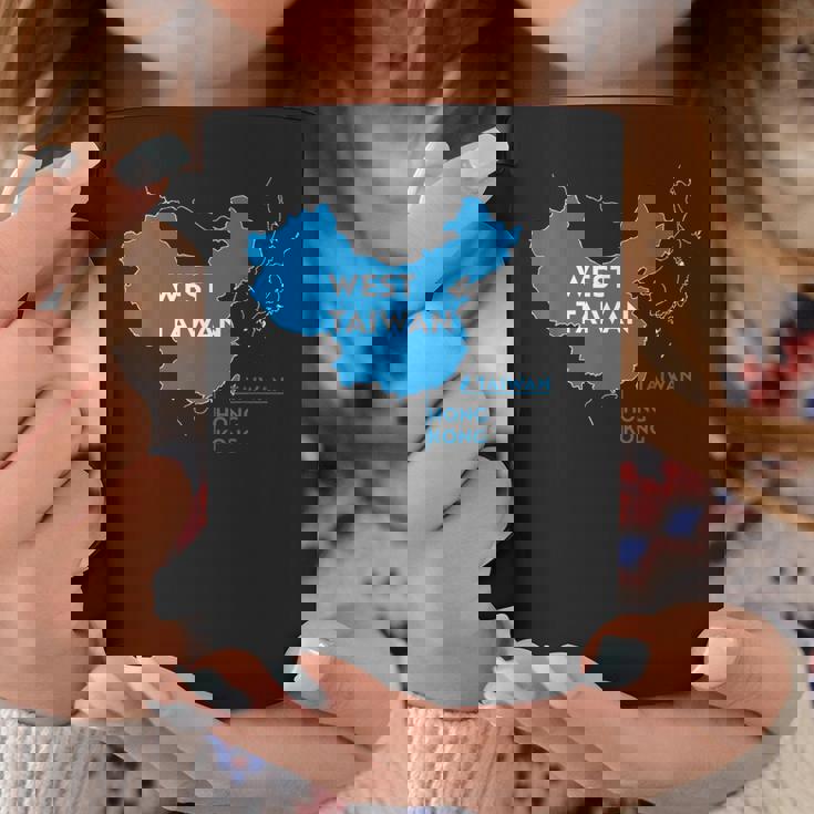 面白い中国地図西台湾 コーヒーマグ 面白い贈り物