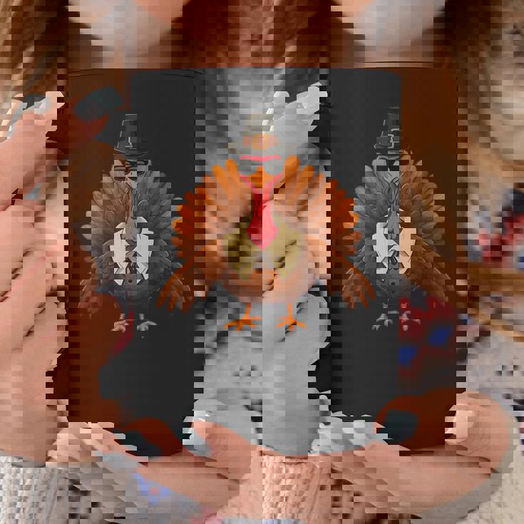 面白い感謝祭の七面鳥とサングラス皮肉なディナー コーヒーマグ 面白い贈り物