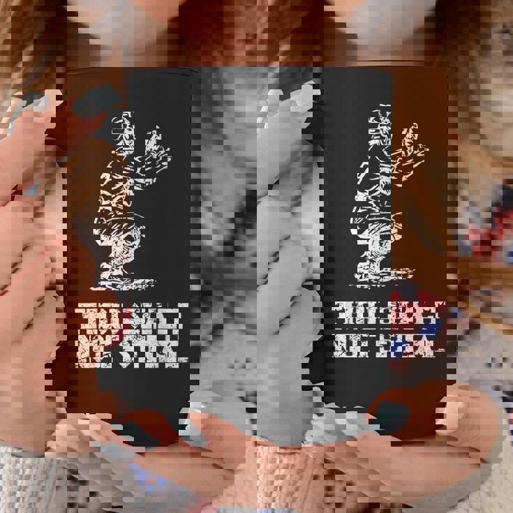 面白い野球選手キャッチャー ヴィンテージを盗んではなりません コーヒーマグ 面白い贈り物