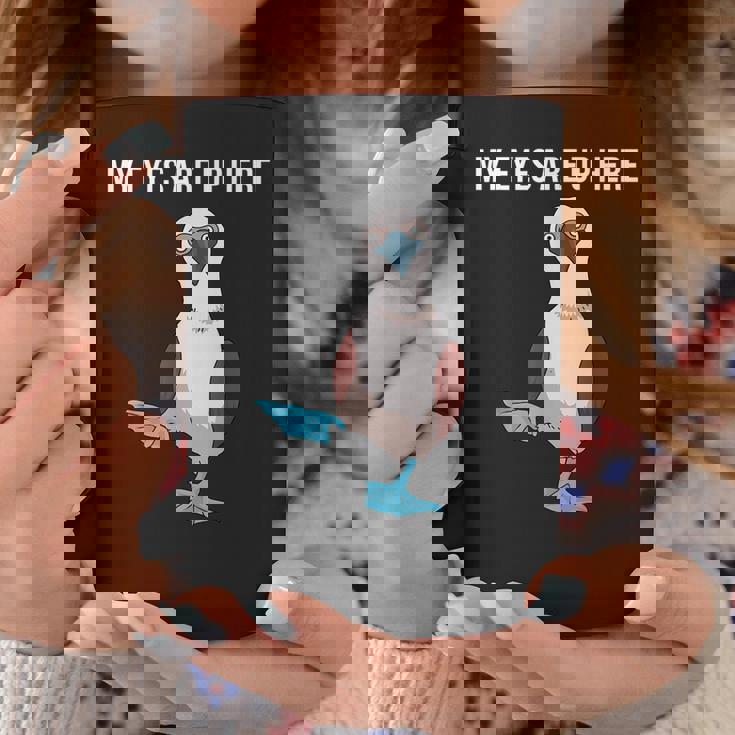 面白い鳥の贈り物女性男性アオアシカツオドリ コーヒーマグ 面白い贈り物