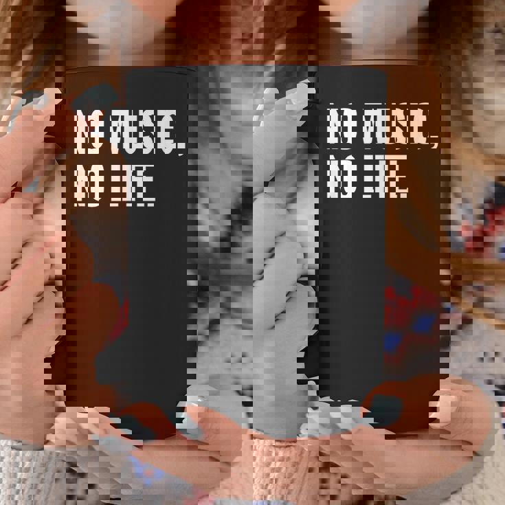 音楽家や音楽愛好家へのno Music No Life ギフト コーヒーマグ 面白い贈り物