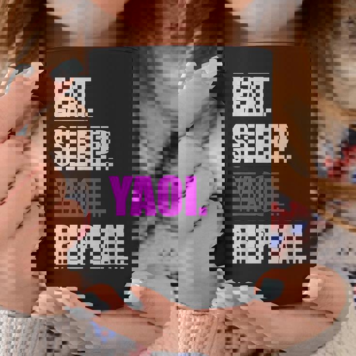 食べて寝てヤオイリピートヤオイボーイの恋愛漫画 コーヒーマグ 面白い贈り物