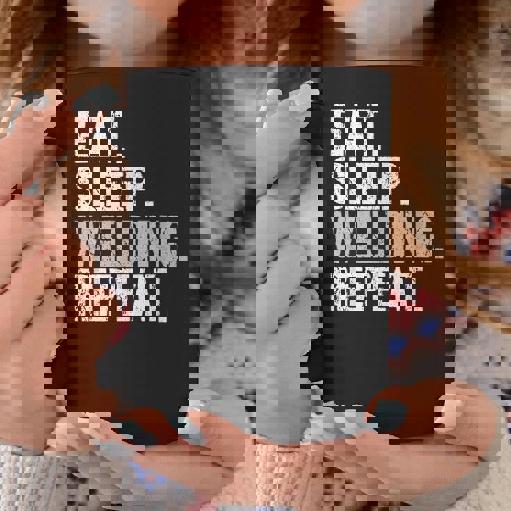 食べる睡眠溶接リピート溶接機 コーヒーマグ 面白い贈り物