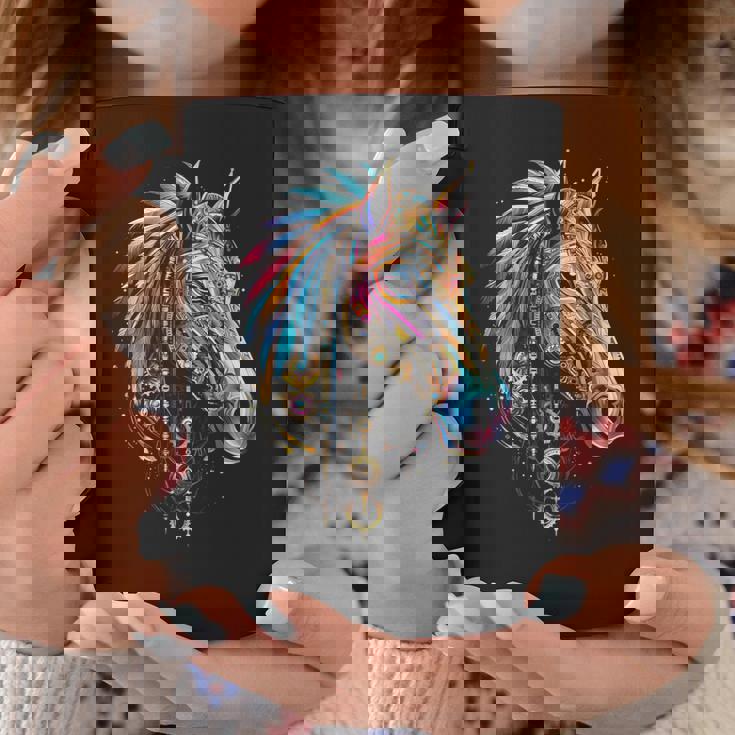 馬 動物 モチーフ イラスト 馬 コーヒーマグ 面白い贈り物