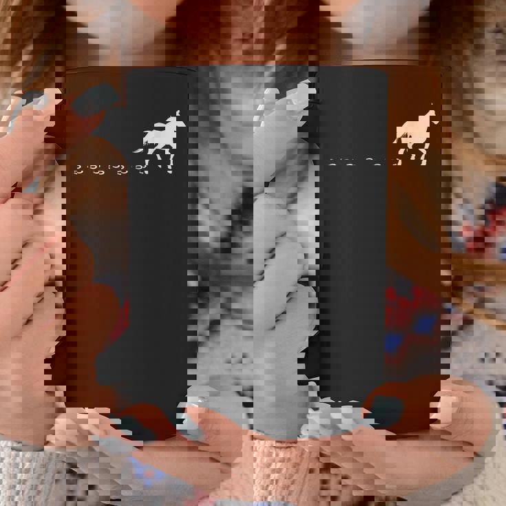 馬の線路、馬蹄、乗馬。 コーヒーマグ 面白い贈り物