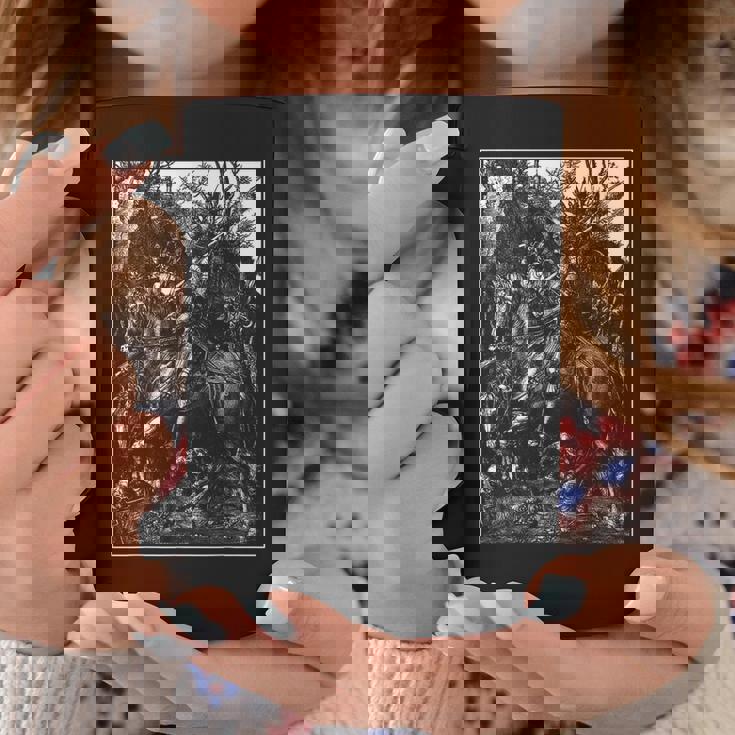 騎士、死と悪魔 1513 アルブレヒト・デューラー 銅彫刻 コーヒーマグ 面白い贈り物