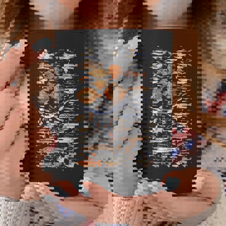 魚の概要と名前。 コーヒーマグ 面白い贈り物