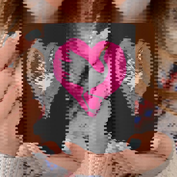 鶴 ハートデザインラブ 鶴 恋人 鶴 コーヒーマグ 面白い贈り物