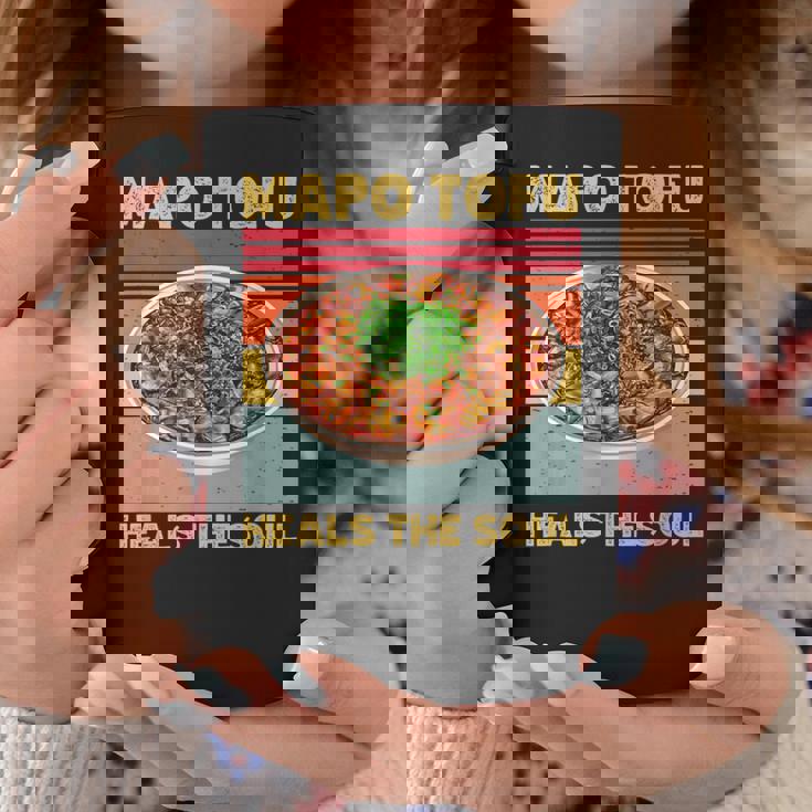 麻婆豆腐 魂を癒す 中華料理 ファン 面白い レトロ コーヒーマグ 面白い贈り物