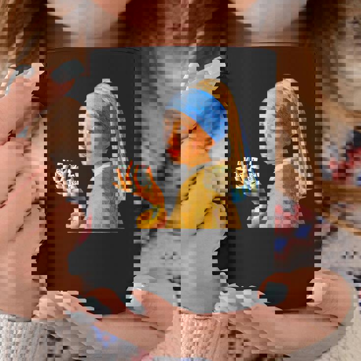 麻雀 牌 おもしろ ネタ フェルメール グッズ 服 面白いtシャツ 面白い メンズ 雀士 プレゼント おしゃれ コーヒーマグ 面白い贈り物