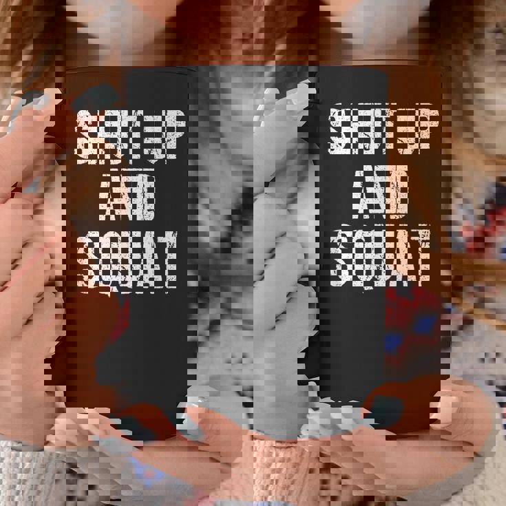 黙ってスクワット コーヒーマグ 面白い贈り物