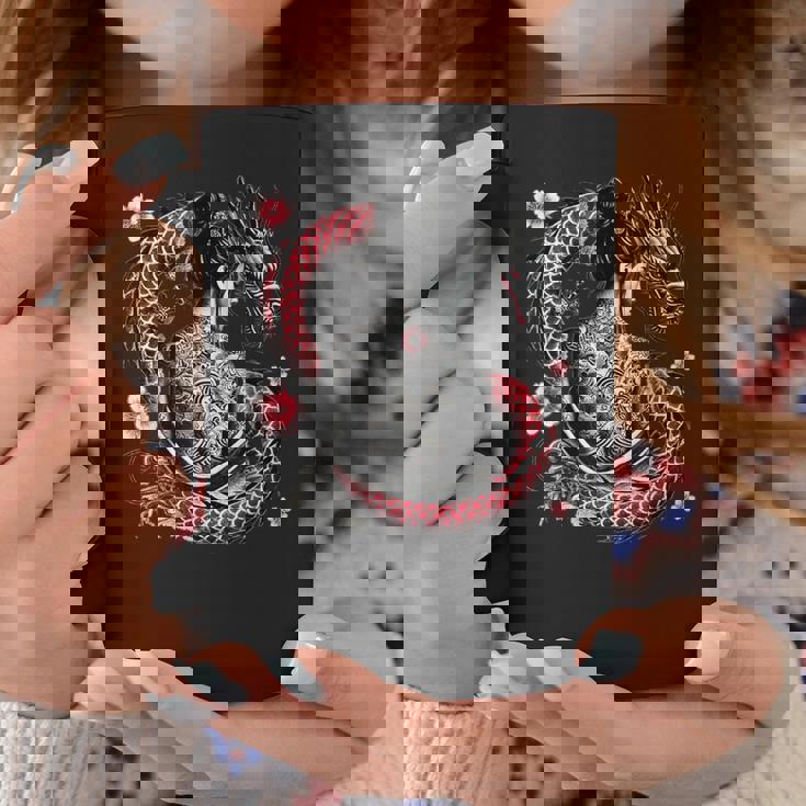 龍と刺青芸者 コーヒーマグ 面白い贈り物