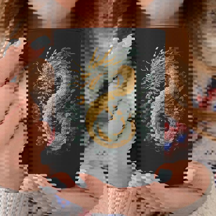 龍人 龍神 ドラゴン グラフィック 神話ドラゴン 龍神竜 コーヒーマグ 面白い贈り物