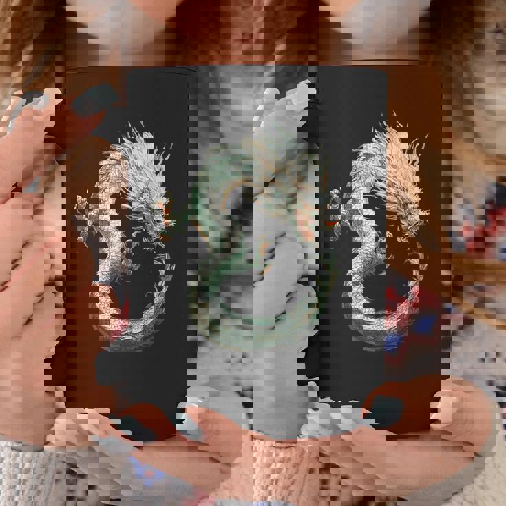 龍人 龍神 ドラゴンモチーフ 神話芸術 龍神竜 コーヒーマグ 面白い贈り物