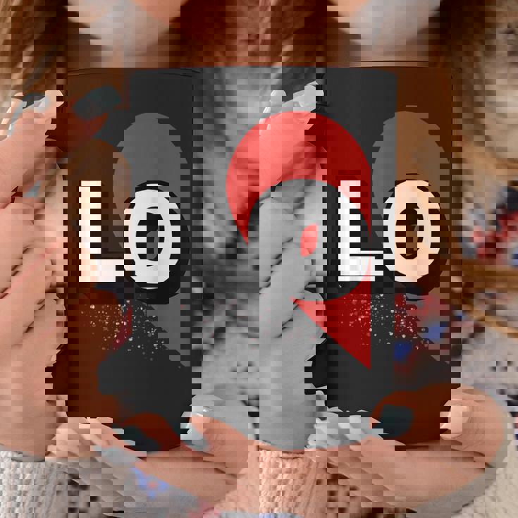 ２人で着るとハートが出来る Loveの文字になる 「Lo」カップル 恋人 コーヒーマグ 面白い贈り物