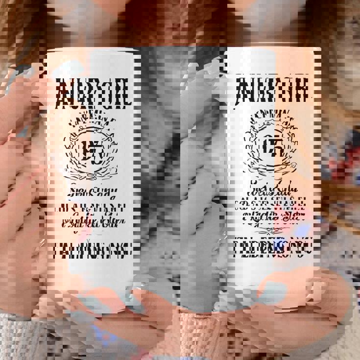 Im 1月ガール 1975年 1月生まれ 1975年 1月少女 コーヒーマグ 面白い贈り物