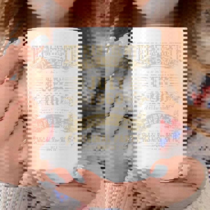 65歳の誕生日プレゼント 男性神話 1960年7月 長袖tシャツ コーヒーマグ 面白い贈り物