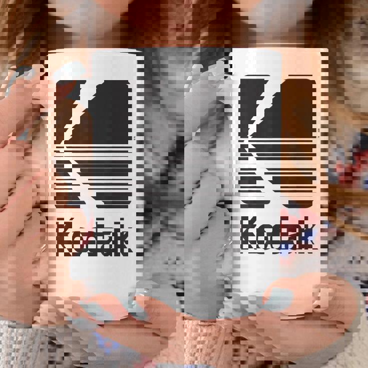 80年代ヴィンテージコダックロゴ ブラック コーヒーマグ 面白い贈り物