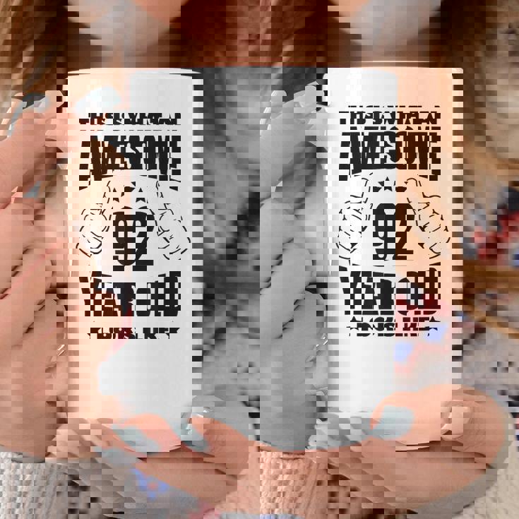 92歳の誕生日 女性 男性 素晴らしい92歳のおばあちゃん コーヒーマグ 面白い贈り物