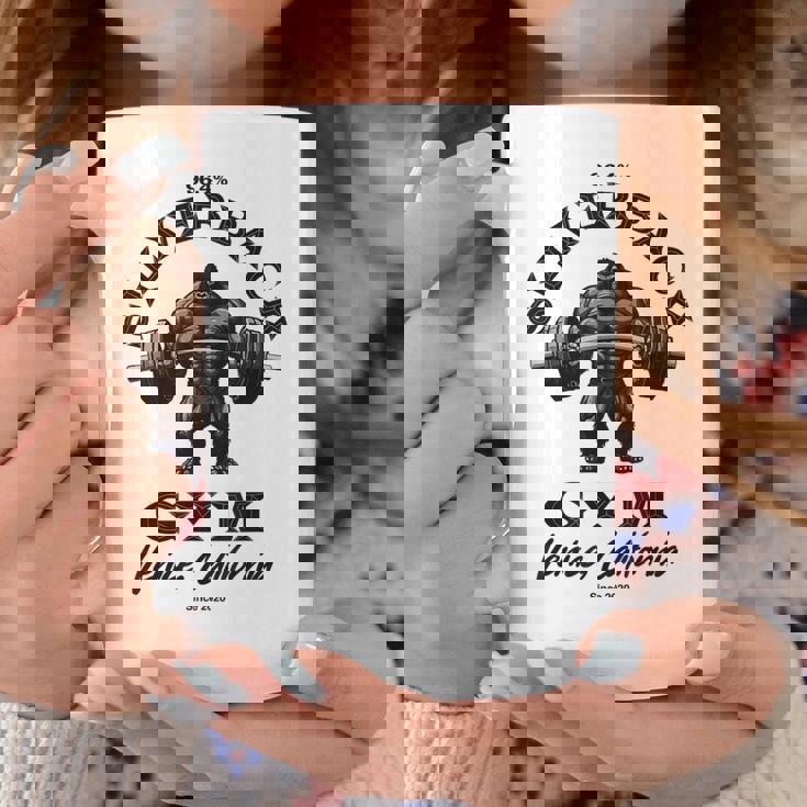 964シルバーバックゴリラ、ジムアパレル、ボディビルディング、類人猿。 コーヒーマグ 面白い贈り物