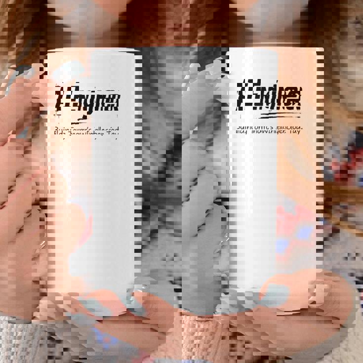 Aiエンジニアが今日の明日の知性を構築 コーヒーマグ 面白い贈り物