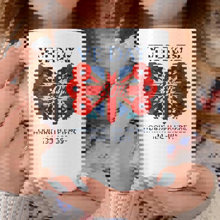 Bandera Del Díae 80 Aniversario 2025 E Day 80-E Day 2025 Cuello Taza de café Regalos divertidos