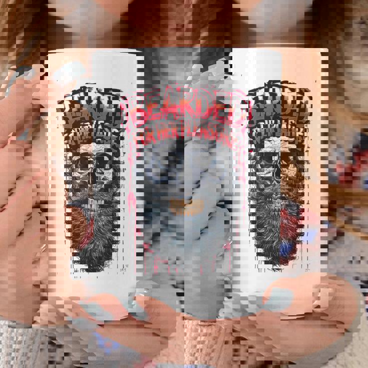 メンズ Bearded For Her Pleasure Beard Lover メンズ コーヒーマグ 面白い贈り物