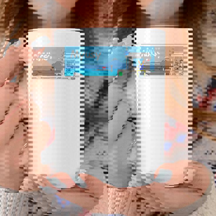 Beautifuleaside Town Hayama Unny Day Myusy コーヒーマグ 面白い贈り物