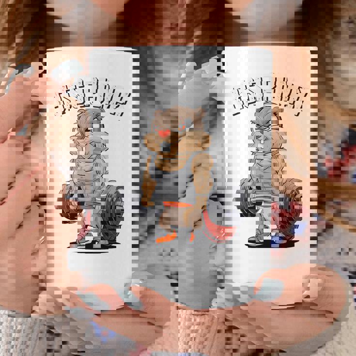 Bissi Pumpi Gym Fitness Meme Bobr Bissi Pumpi Bober コーヒーマグ 面白い贈り物