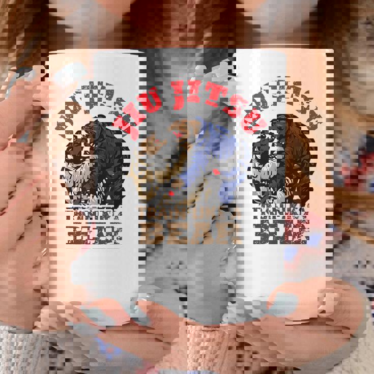 Bjj ブラジリアン柔術 クマのようにトレーニング コーヒーマグ 面白い贈り物