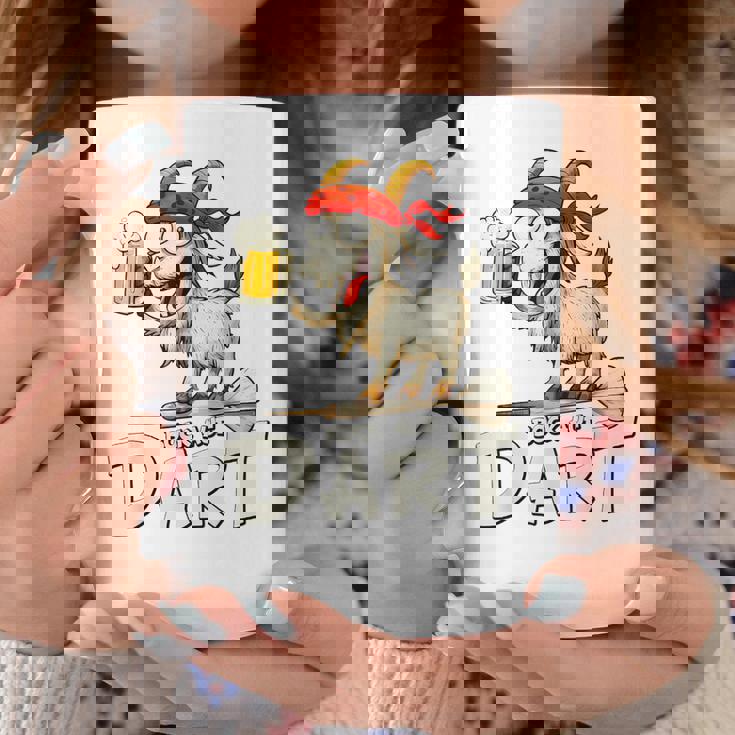 Bock Auf Dart ヤギとビールジョッキ 面白いダーツプレーヤー コーヒーマグ 面白い贈り物