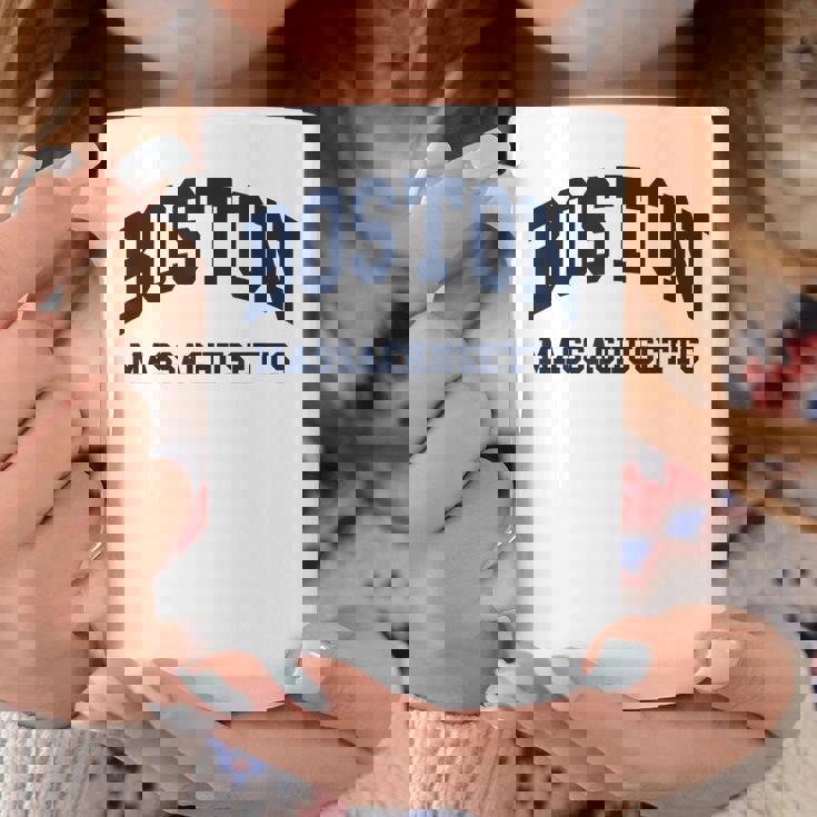 Boston Massachusetts Throwback Classic コーヒーマグ 面白い贈り物