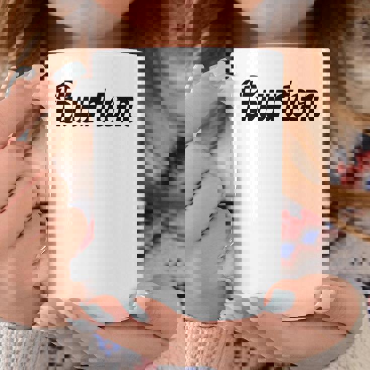 Burton バートン の名前を言うトップ コーヒーマグ 面白い贈り物