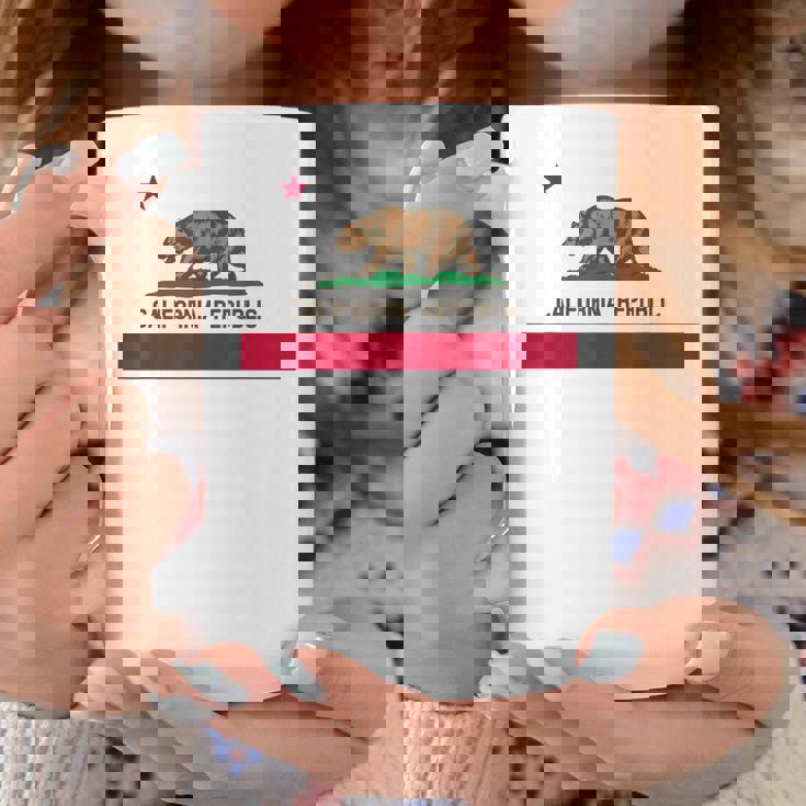 California Republic ノベルティ カリフォルニアベア カリフォルニアフラッグ コーヒーマグ 面白い贈り物