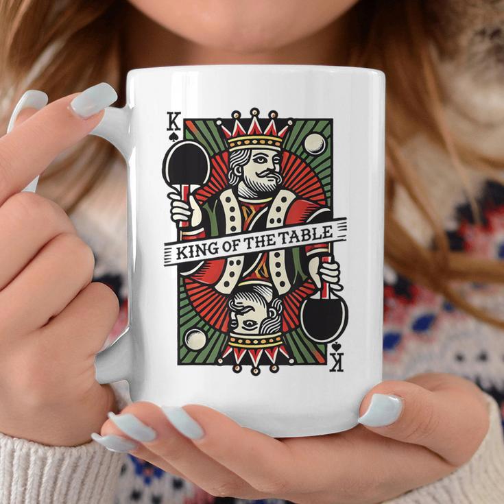 Carte De Jeu Rétro Roi De La Table De Tennis De Table Tasse Cadeaux drôles