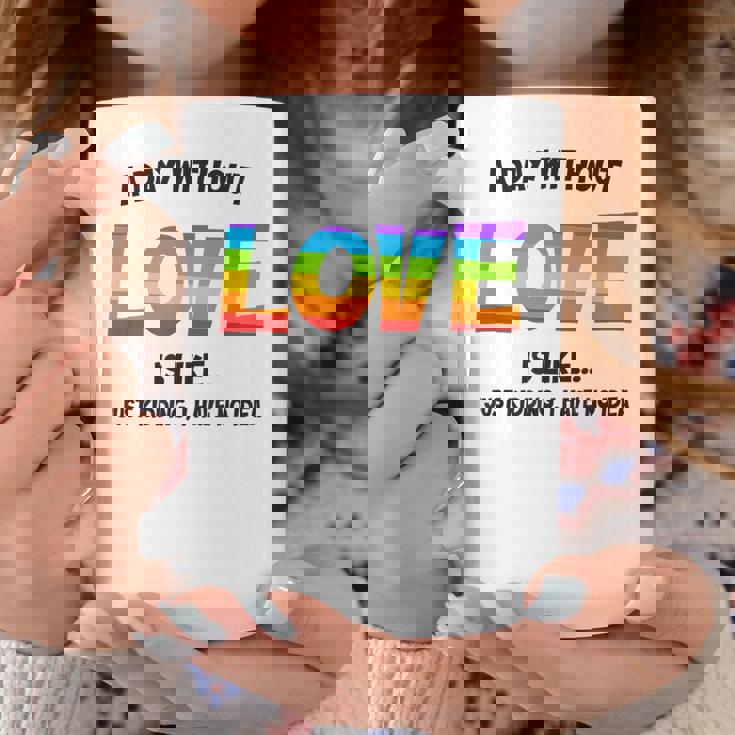 Celebrating Love Lgbtq ゲイプライドグッズ レズビアンレインボー コーヒーマグ 面白い贈り物