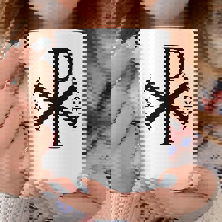 Chi Rho クリスチャン ゴッド アルファ オメガ イエスキリスト キリスト教 コーヒーマグ 面白い贈り物