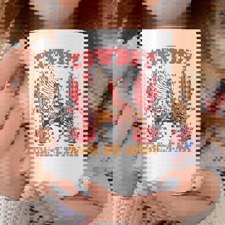 Cowboy Take Me Away ウエスタンバレンタインデー 長袖tシャツ コーヒーマグ 面白い贈り物