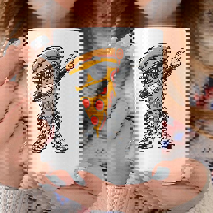 Dabbing Pizza スライス ダンス ピザ 幼児 男の子 ダンス 食通 コーヒーマグ 面白い贈り物