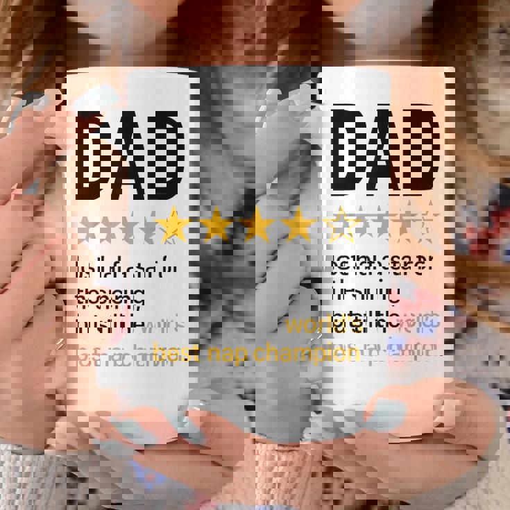 Dadtar Rating いびきジョーク 世界最高のお昼寝チャンピオン コーヒーマグ 面白い贈り物