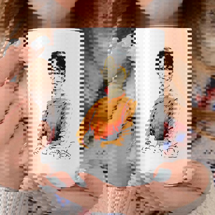 Daw Aunganuu Kyi-Signature 長袖tシャツ コーヒーマグ 面白い贈り物