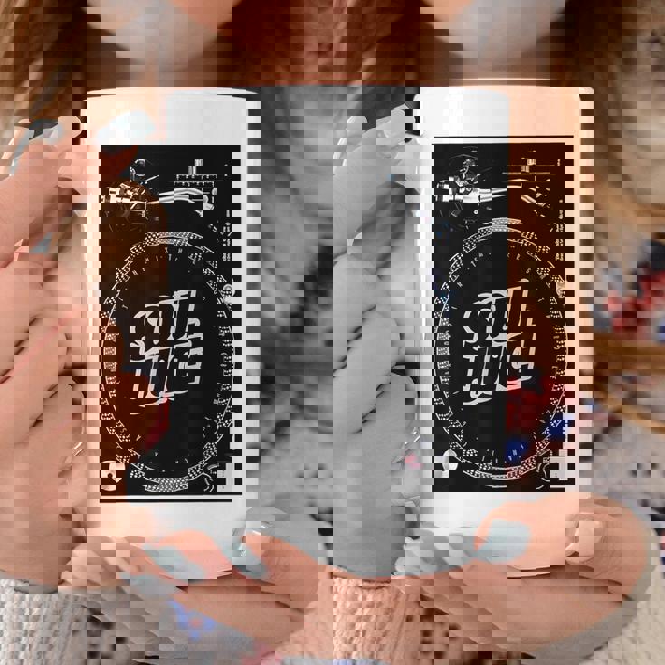 Dj ターンテーブル バトルレコードプレーヤー ディスク ジョッキー ミュージックディスコ コーヒーマグ 面白い贈り物