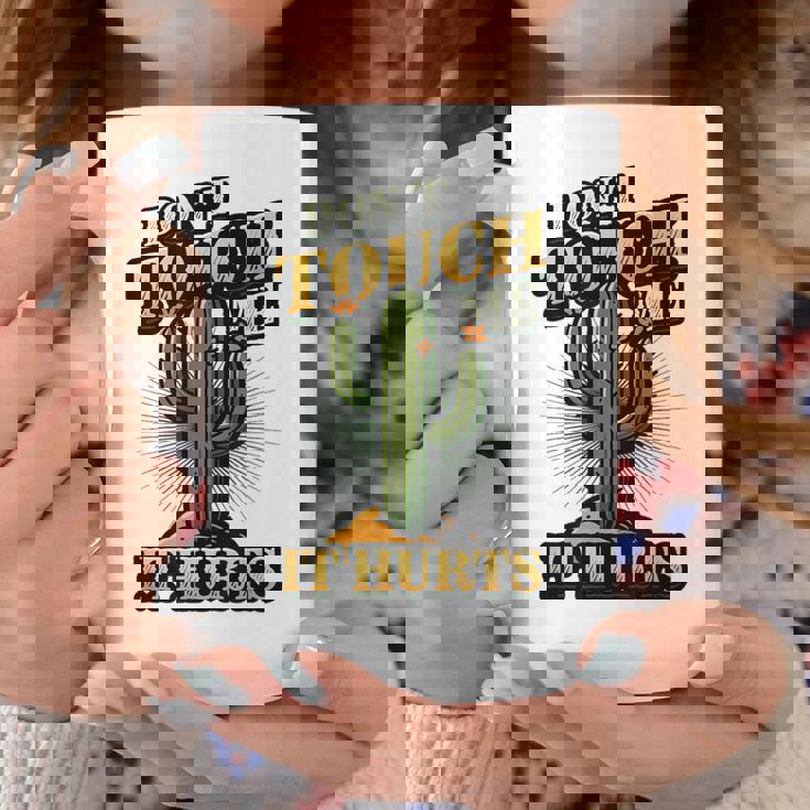 Don't Touch Me It Hurts – サボテンの反社会的ユーモア コーヒーマグ 面白い贈り物