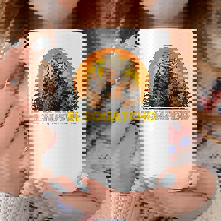 Elquatcho 面白いシンコ・デ・マヨ ビッグフット サスカッチ コーヒーマグ 面白い贈り物